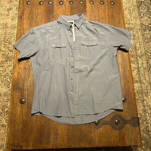 Van Heusen Light Blue Casual Button Down Shirt